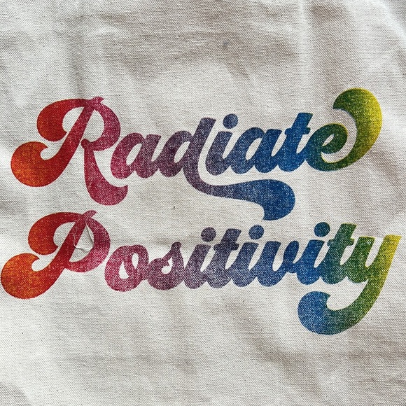 Radiate Positivity Tote Bag - Picture 2 of 5